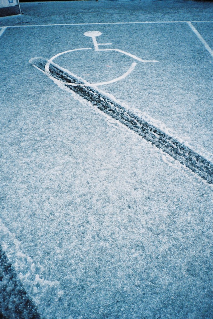 Traces in the snow